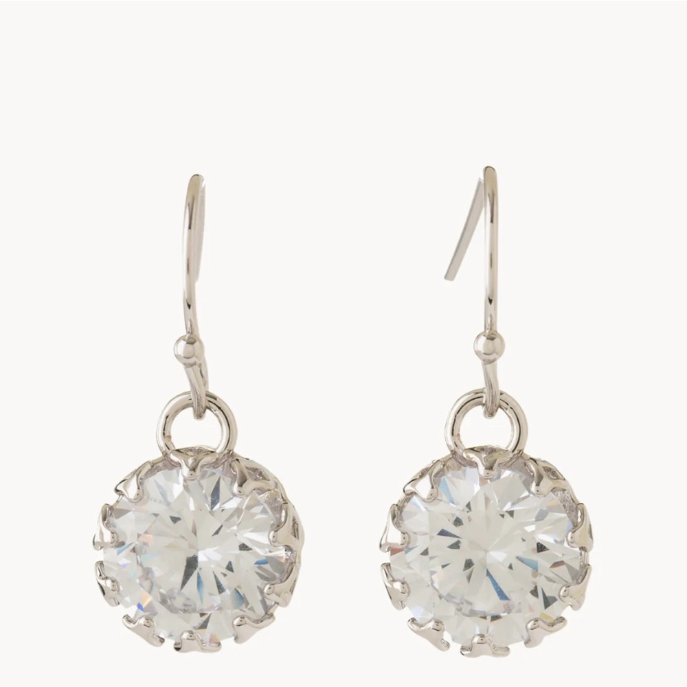 Drop Earrings in Silver - Gold Plated New in Box